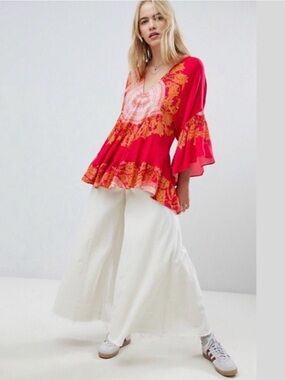 Free People Sunset Dreams Boho Top - NWT - XS